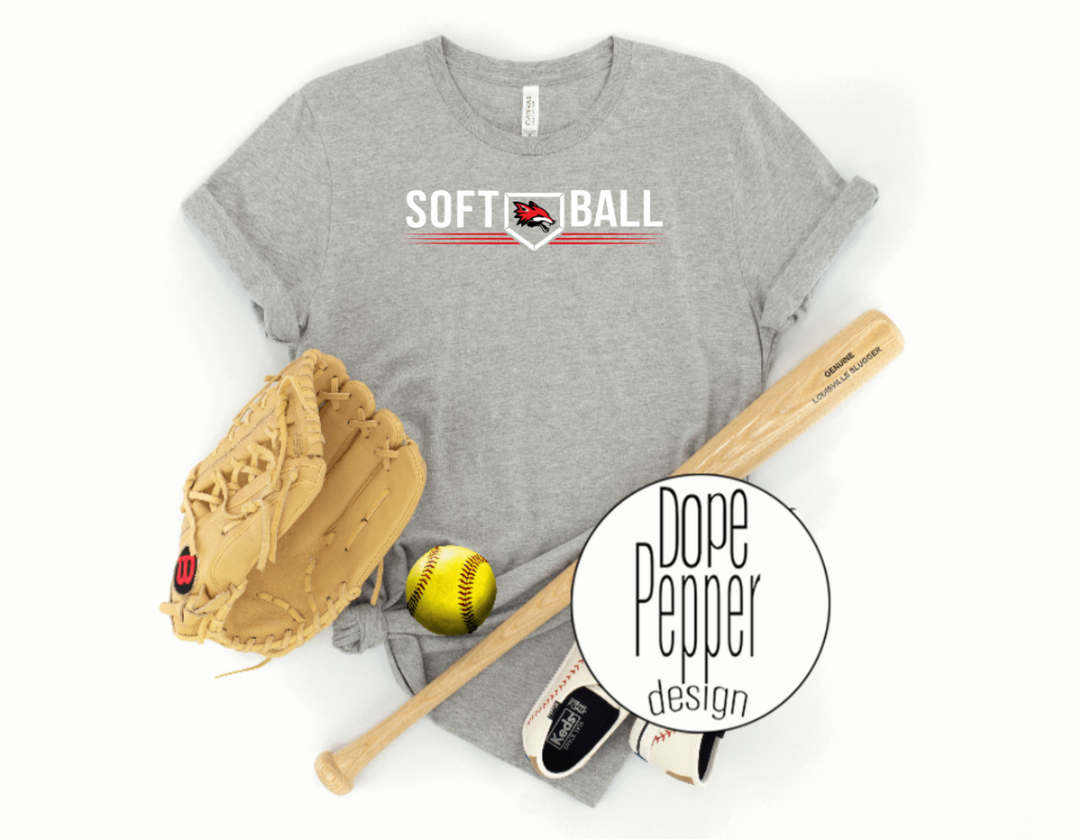 Heather Gray Louisville Slugger T-Shirt | Slugger Custom Uniforms