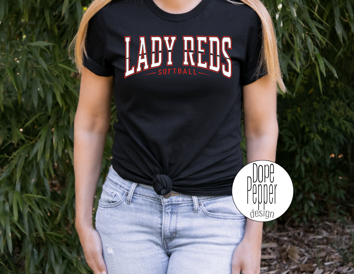 Lady Reds Softball – Dope Pepper Design