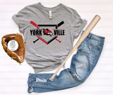 Yorkville Foxes Baseball BATS Red/Black