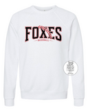 Foxes Baseball Laces - Red/Black