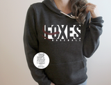 Foxes Block Letters with Laces - WHITE