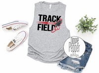 Foxes Track and Field with Shoe Red/Black Design