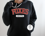 Foxes Arched with Yorkville School Name