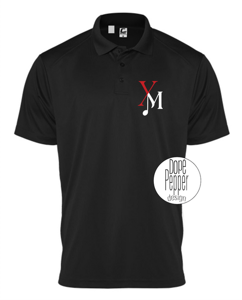 Polo - Yorkville Music YM logo Red/White