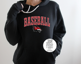 Baseball Foxes - Red White Black