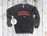Baseball Foxes - Red White Black