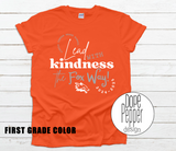 Lead With Kindness the Fox Way - CCGS School&nbsp;Shirt 2024-2025!