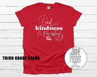 Lead With Kindness the Fox Way - CCGS School&nbsp;Shirt 2024-2025!