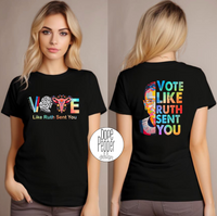 Vote like Ruth Sent You - Two Sided Design