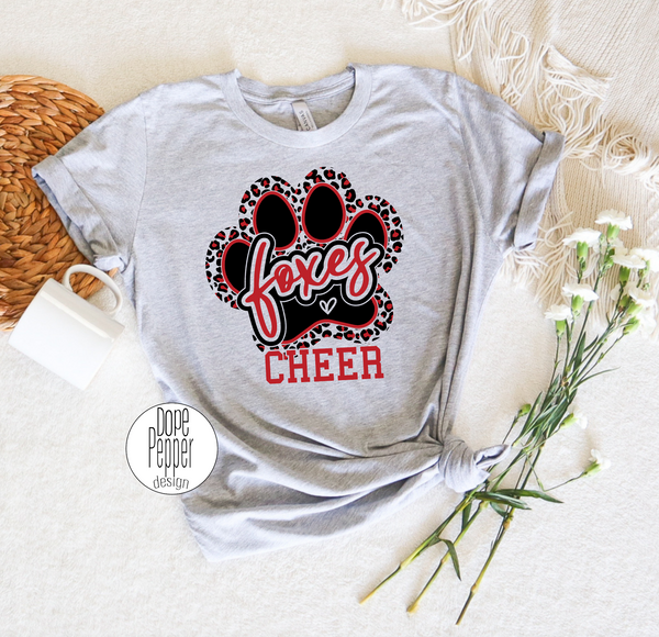 Foxes Paw - Animal Print - Cheer