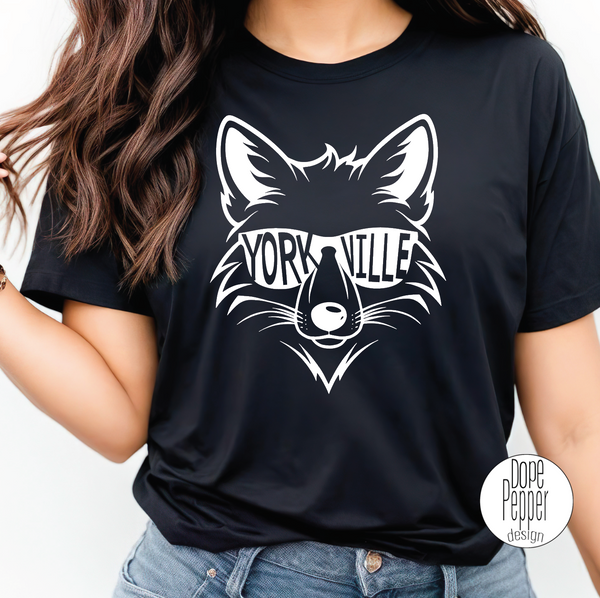 Fox with Yorkville Sunglasses - White Design