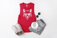 Fox with Yorkville Sunglasses - White Design