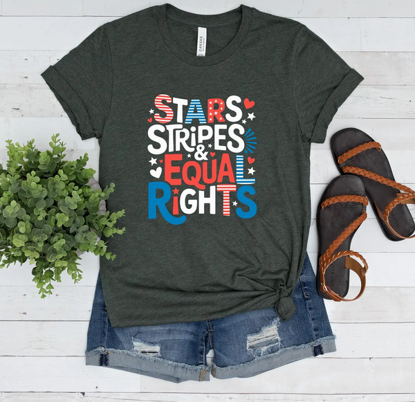 Stars Stripes & Equal Rights - Colorful