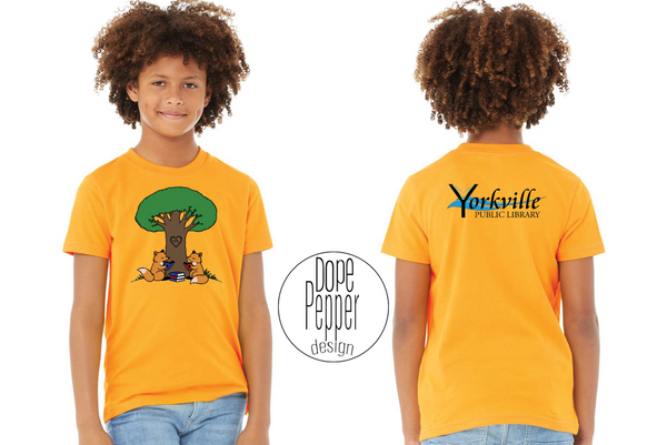 Yorkville Public Library - Tree Design with Back Design