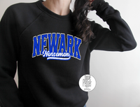 Newark Arched Norsemen Script