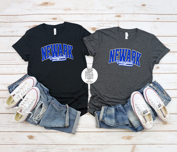 Newark Arched Volleyball Script
