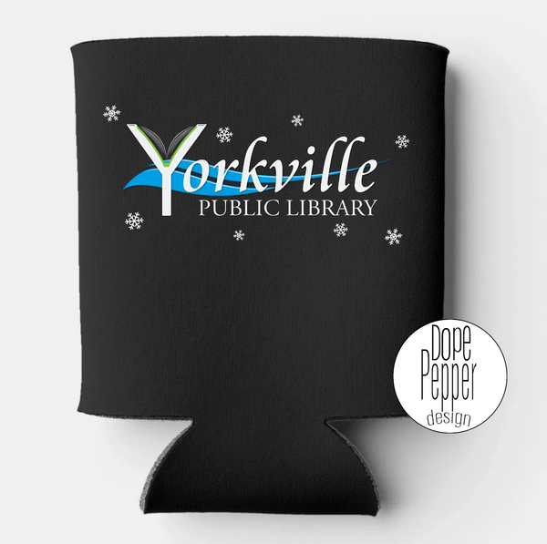 Yorkville Public Library SNOWFLAKE - Koozie
