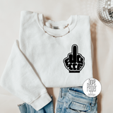 Fuck ICE - Middle Finger (Black Design)