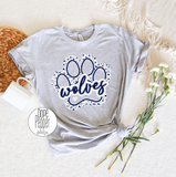 Oswego Wolves Paw Print