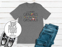 In a world of Grinches Be a Griswold Raglan Shirt, Griswold Christmas, Christmas Shirt, Matching family shirts, Christmas PJ's