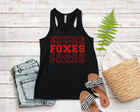 Foxes Repeat - RED Design