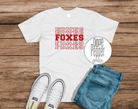 Foxes Repeat - RED Design