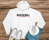 Foxes Baseball - Black Font