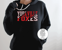 Yorkville Foxes Split Red/White