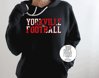 Yorkville Football Split - Red/White