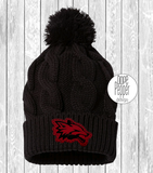 Yorkville Foxes Leather Patch Beanies - Multiple Beanie Hat Options!