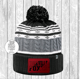 Yorkville Foxes Leather Patch Beanies - Multiple Beanie Hat Options!