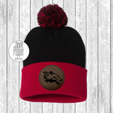 Yorkville Foxes Leather Patch Beanies - Multiple Beanie Hat Options!