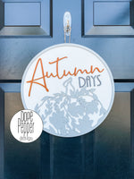 Autumn Days Farmhouse Round