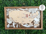 Baseball Stadium Map with Personalization!