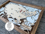 Baseball Stadium Map with Personalization!