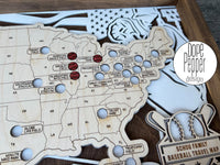 Baseball Stadium Map with Personalization!