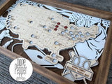 Baseball Stadium Map with Personalization!