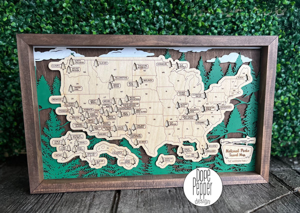 National Parks Map with Personalization!