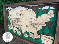 National Parks Map with Personalization!