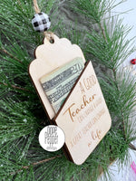 Teacher Gift Card / Money Holders