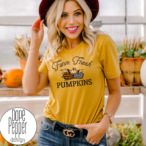 Farm Fresh Pumpkins - Buffalo Plaid