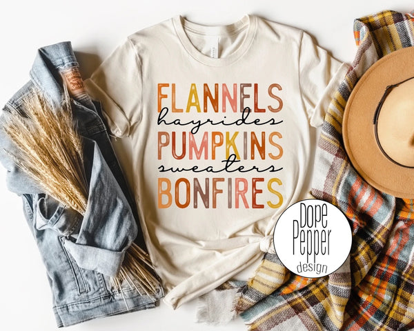 Flannels, Hayrides, Pumpkins...