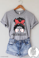 Baseball Life - Messy Bun