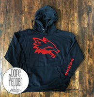 Yorkville Foxes Sweatshirt with Sleeve Design