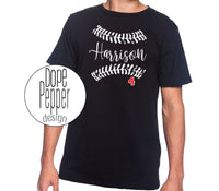 Distressed Baseball Design with Personalized Name & Number!