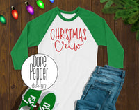 Christmas Crew Family Christmas Shirts