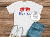 Youth and Toddler 4th of July 'merica shirt