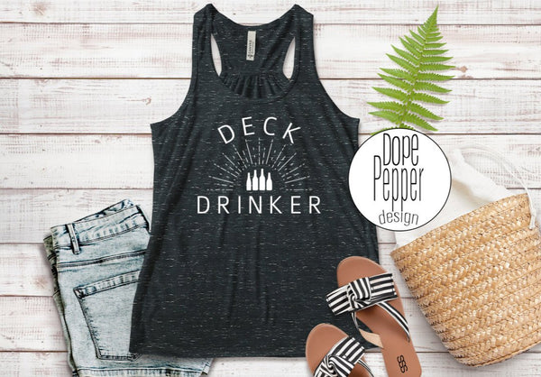 Deck Drinker T-Shirt, Funny Drinking Shirt!